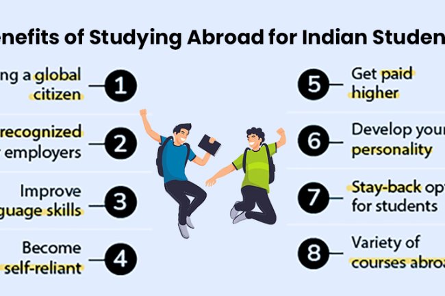 Benefits of Studying Abroad For Indian Students