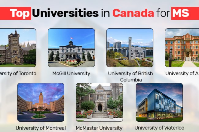 Top Universities in Canada for MS