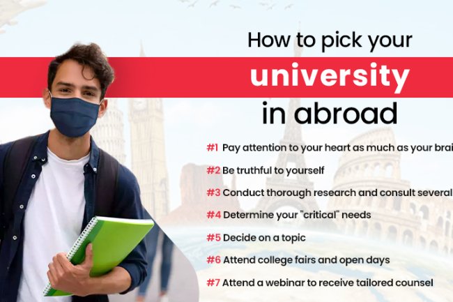 How to Pick your University  in Abroad