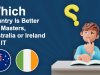 Which Country Is Better For Masters, Australia or Ireland For IT